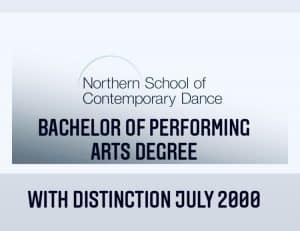 Bachelor of performing arts